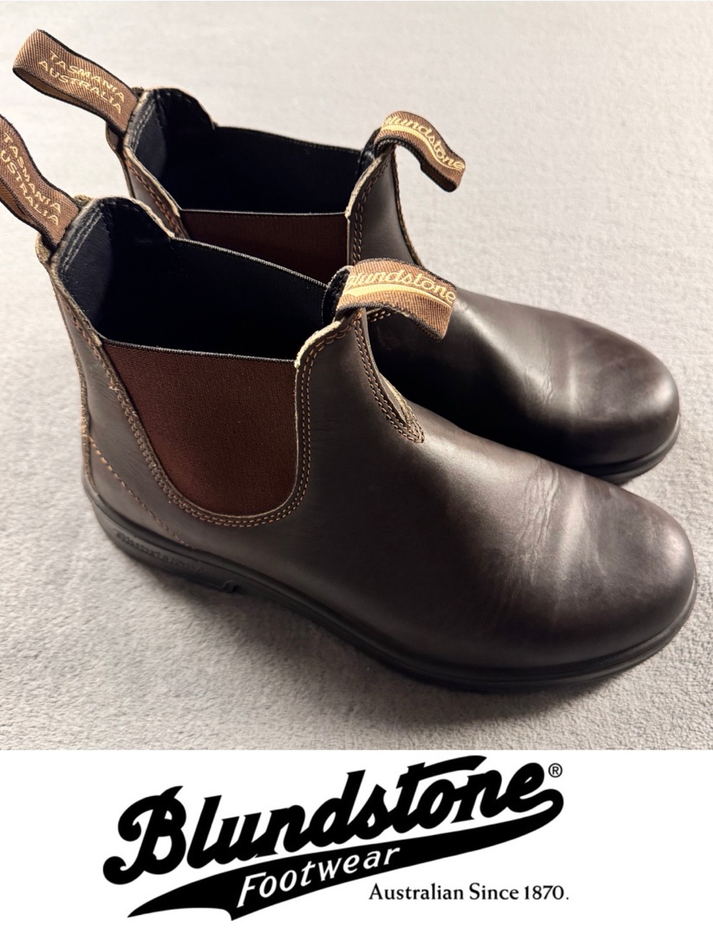 Blundstone Chelsea Boots- AU Size 8/US Men’s Size 9/US Women’s size 11